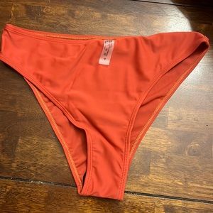 Burnt Orange High Rise Bikini Swim Bottom